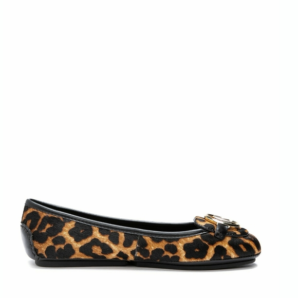 🆕 MICHAEL KORS Leopard Calf Hair Flat Shoes NWB - Picture 3 of 7